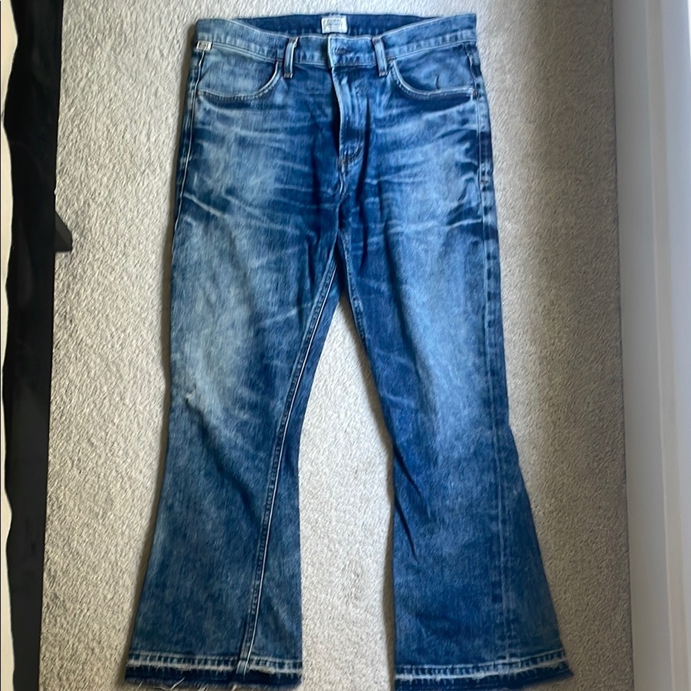 Citizens of Humanity - Sasha twist crop low slung flare